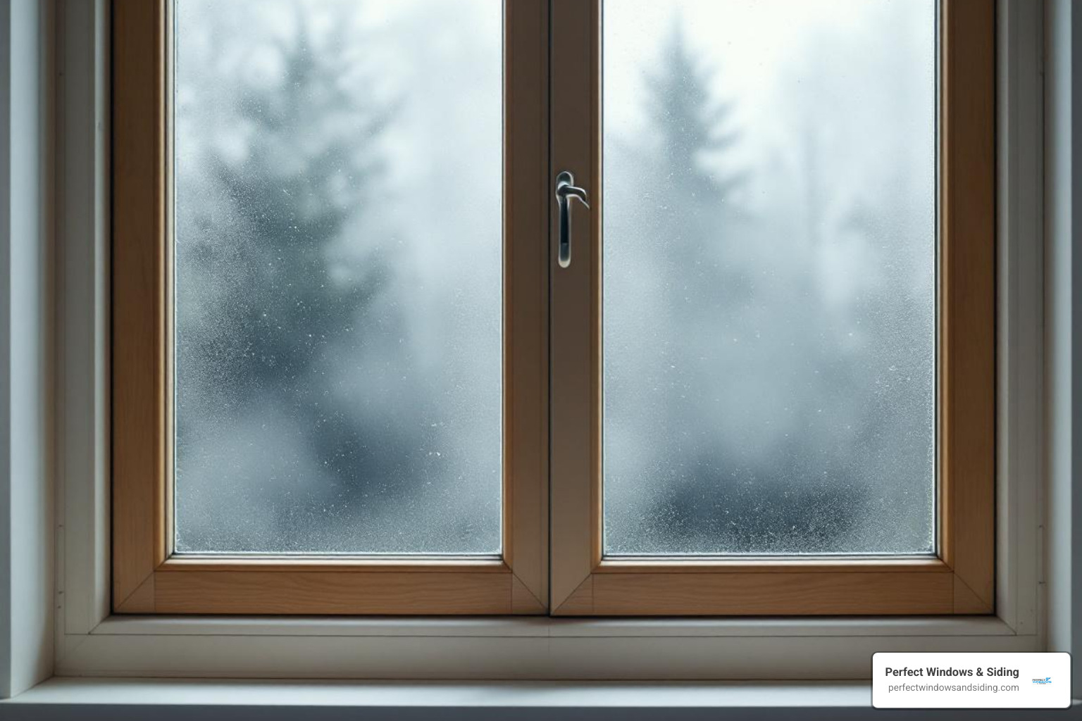 condensation trapped between window panes - new windows Chicago