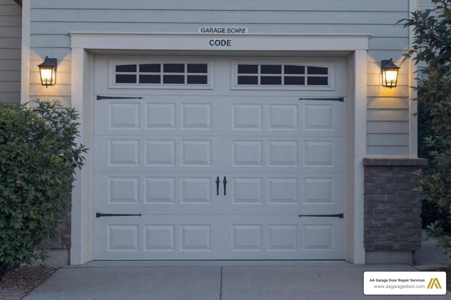 Learn buttons on garage door opener - universal garage door code