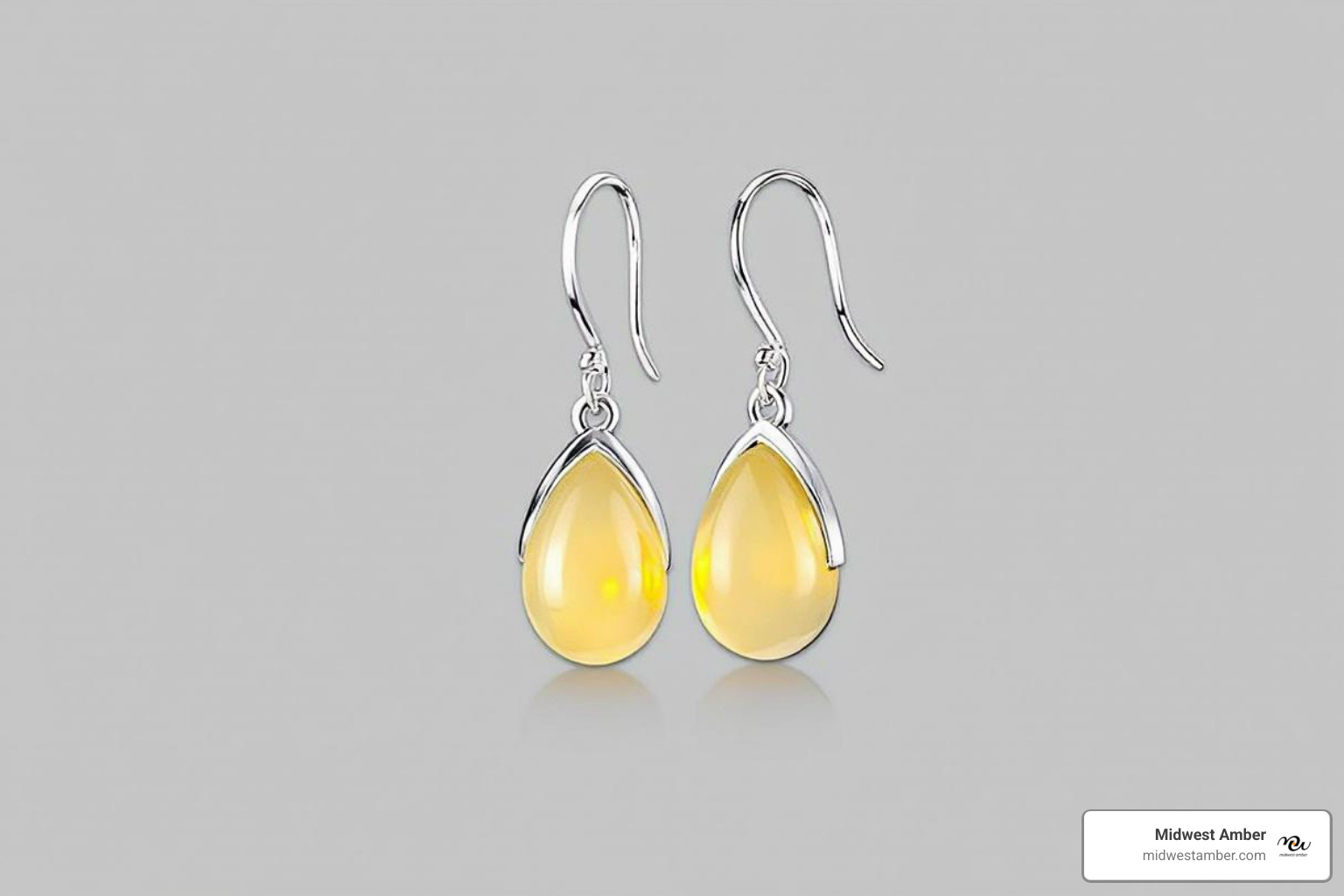 butterscotch amber earrings