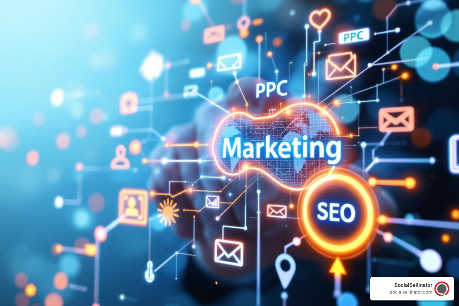 Digital marketing channels interconnected - search engine agency fort worth
