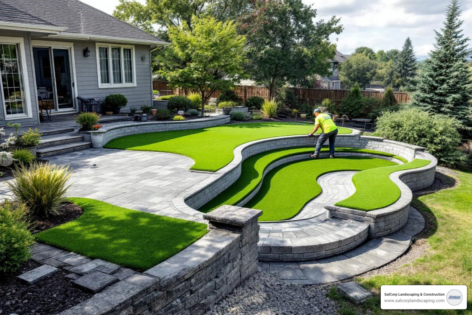 complex artificial grass installation - artificial grass installation price