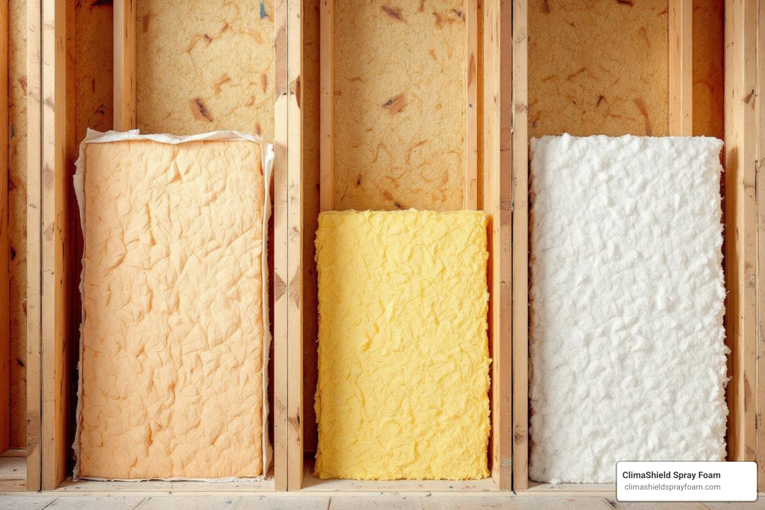 various insulation types including batts, loose-fill, and spray foam - residential insulation types