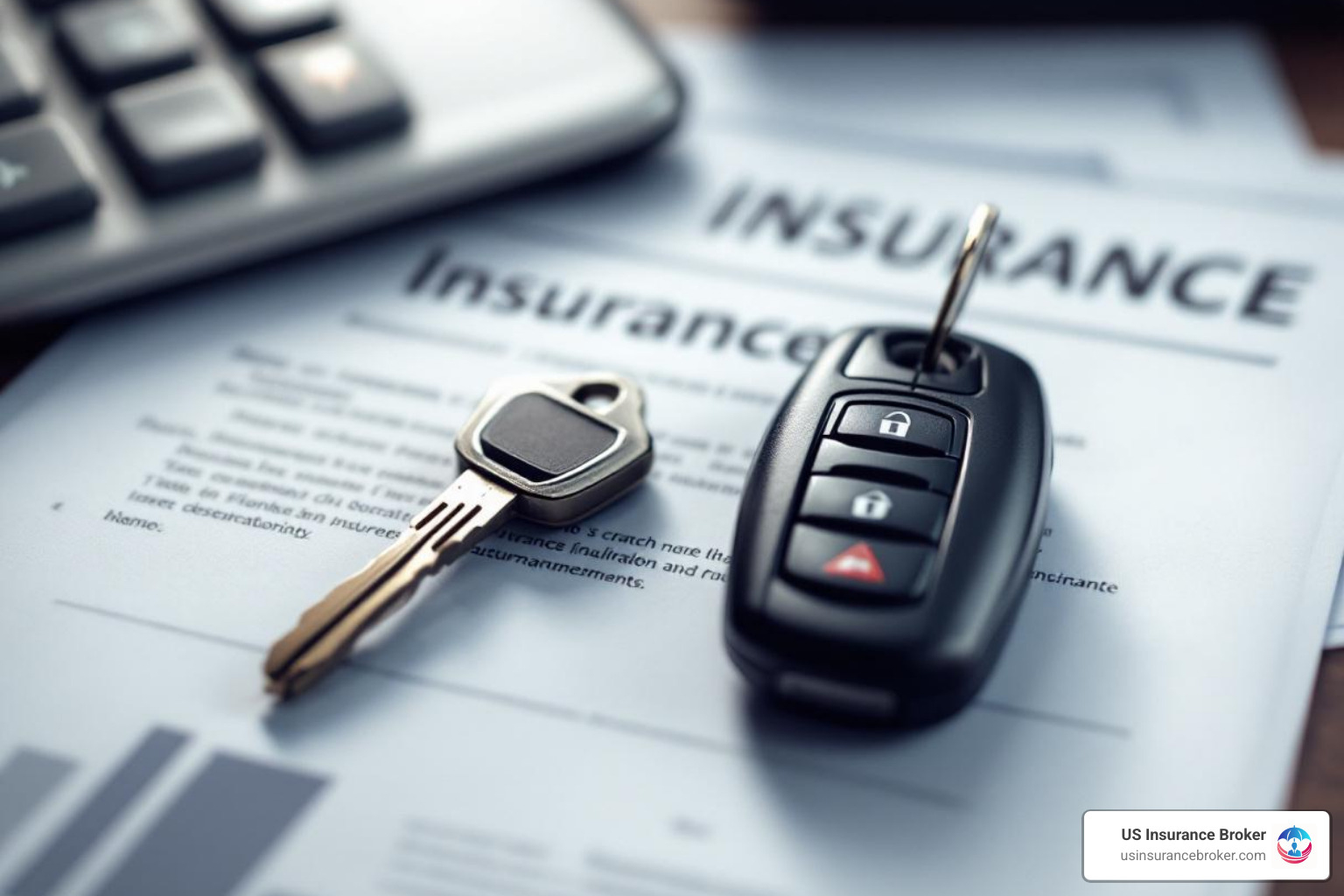 car keys on a desk with insurance documents - auto dealer insurance quote car keys on a desk with insurance documents - auto dealer insurance quote