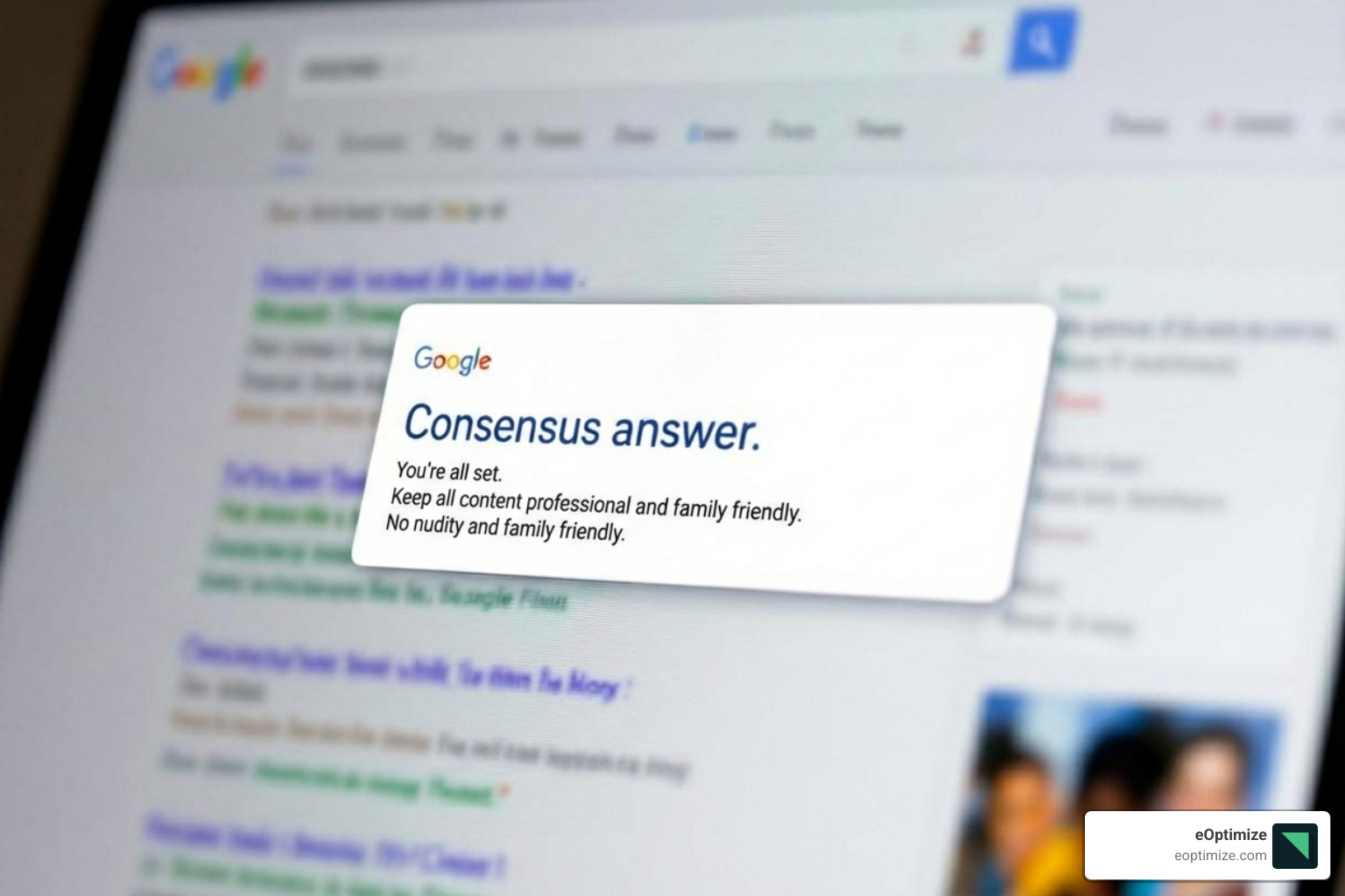 featured snippet or answer box - Voice search algorithms