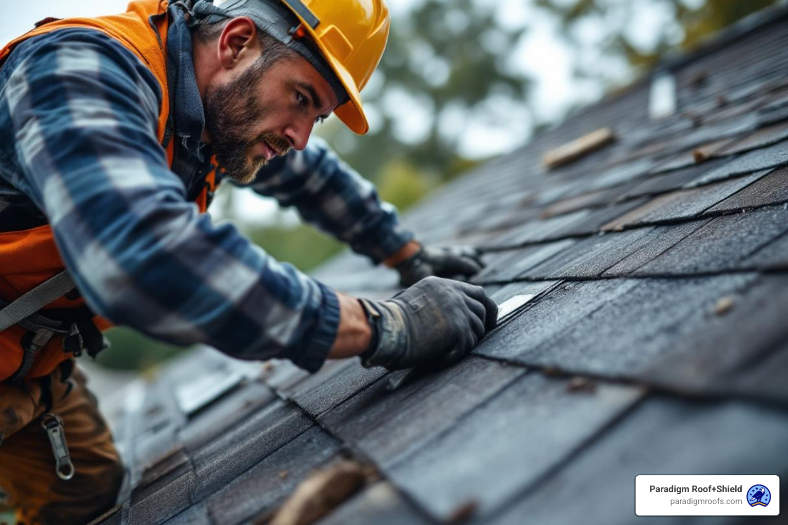 Certified roofer installing shingles - is there a 50 year roof shingle Certified roofer installing shingles - is there a 50 year roof shingle