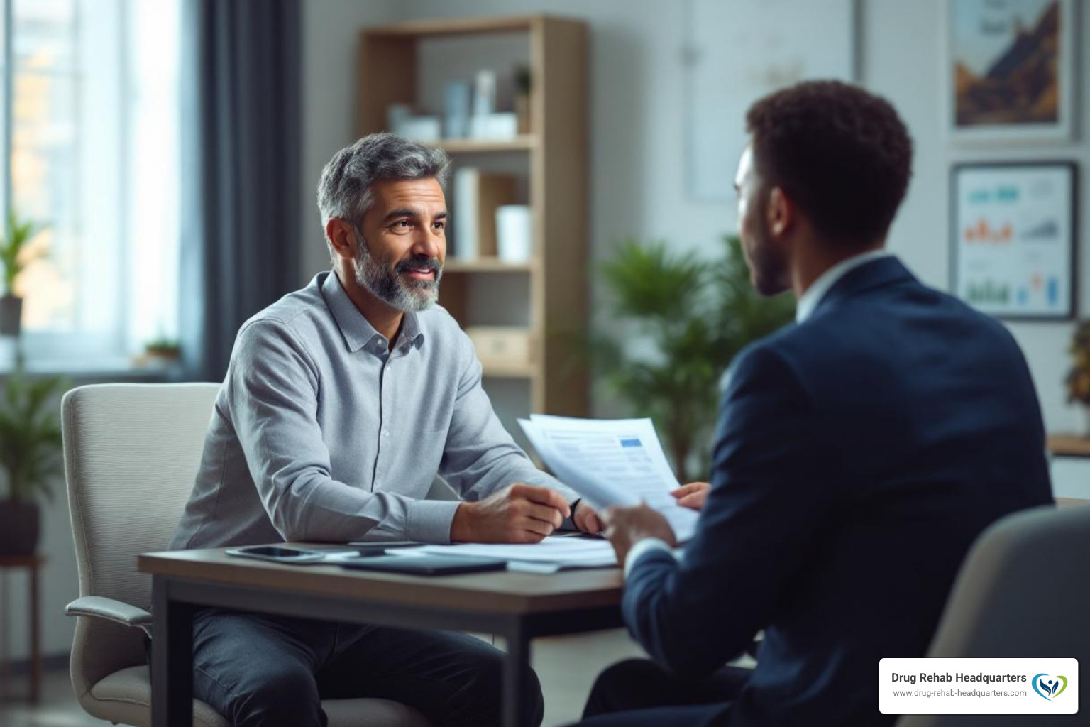 patient speaking with a financial counselor - community medical center billing