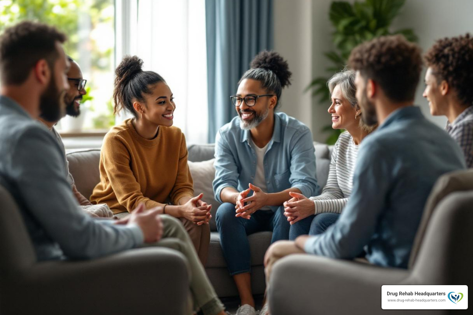 diverse group in counseling - drug rehabilitation centers in orlando florida