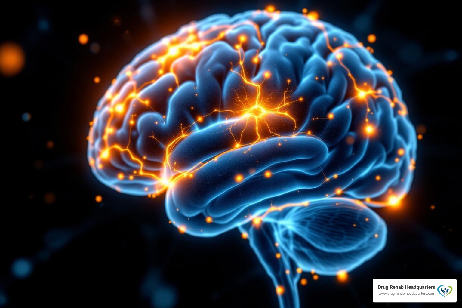 brain scan showing dopamine activity - stimulant addiction treatment