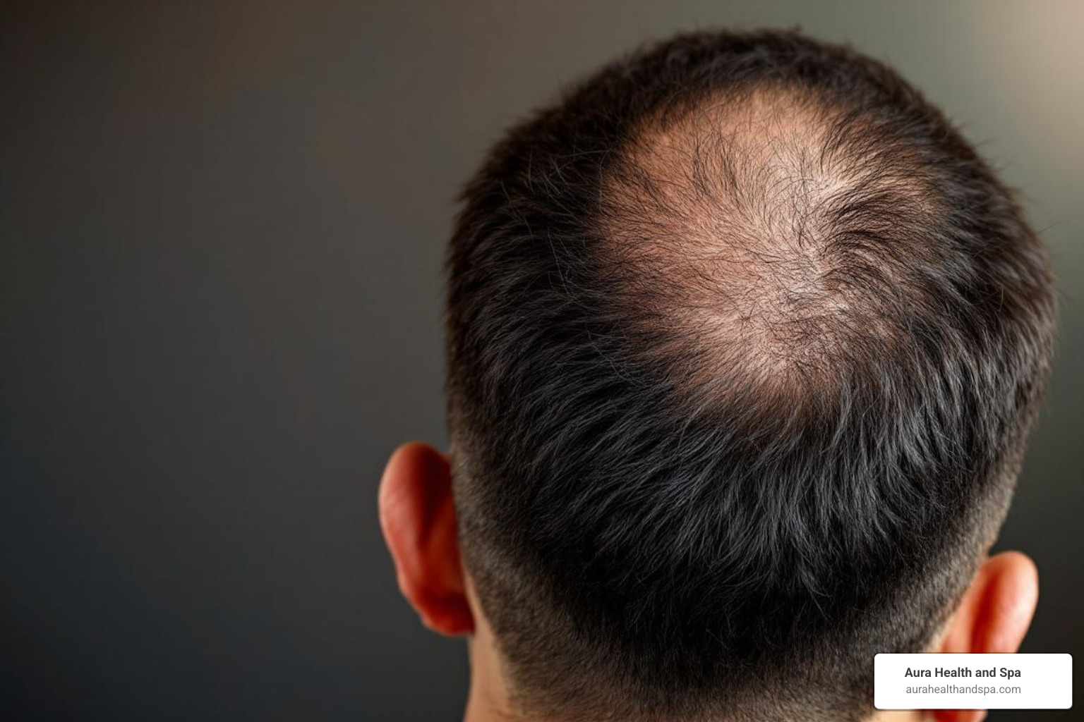 FUT donor area back of scalp - FUT donor area