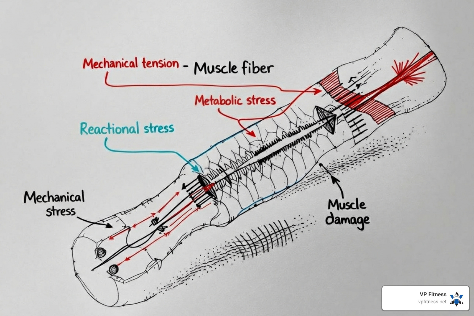 three mechanisms of hypertrophy on a muscle fiber - muscle hypertrophy three mechanisms of hypertrophy on a muscle fiber - muscle hypertrophy