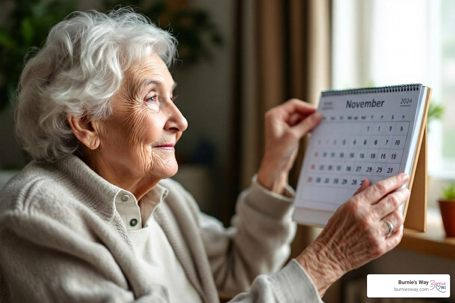 senior using a large-print calendar as a memory aid - how do you care for an elderly person with dementia senior using a large-print calendar as a memory aid - how do you care for an elderly person with dementia