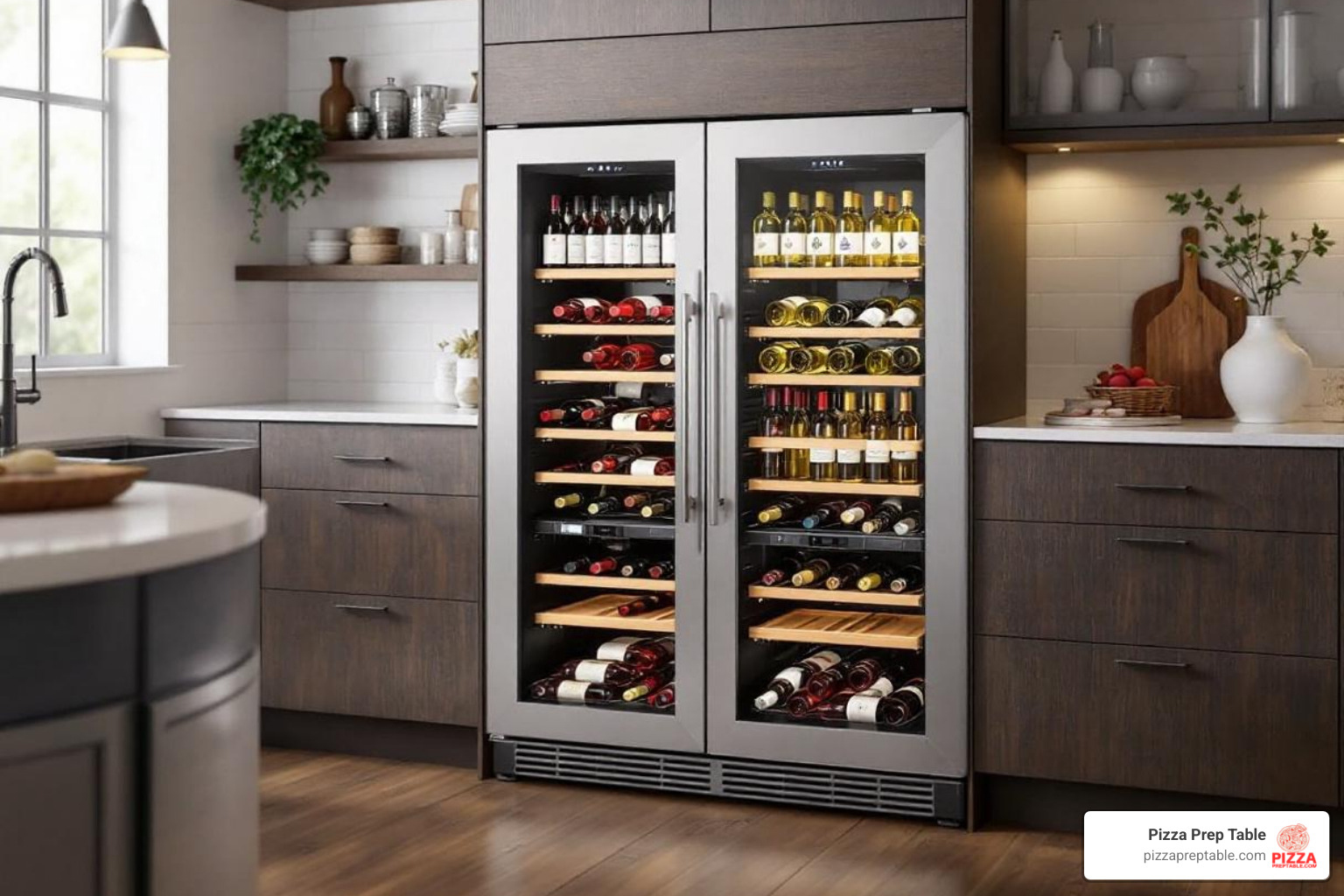 dual-zone fridge with red and white wine - built in drink fridge dual-zone fridge with red and white wine - built in drink fridge