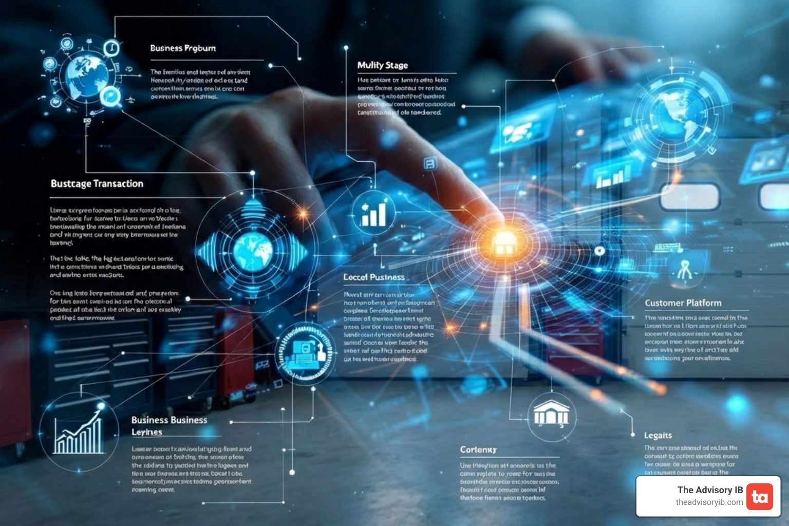 infographic showing the M&A transaction lifecycle: Preparation phase with strategy and valuation, Marketing phase with buyer outreach and negotiation, Due Diligence phase with financial review and legal compliance, and Closing phase with final agreements and integration planning - m&a advisor