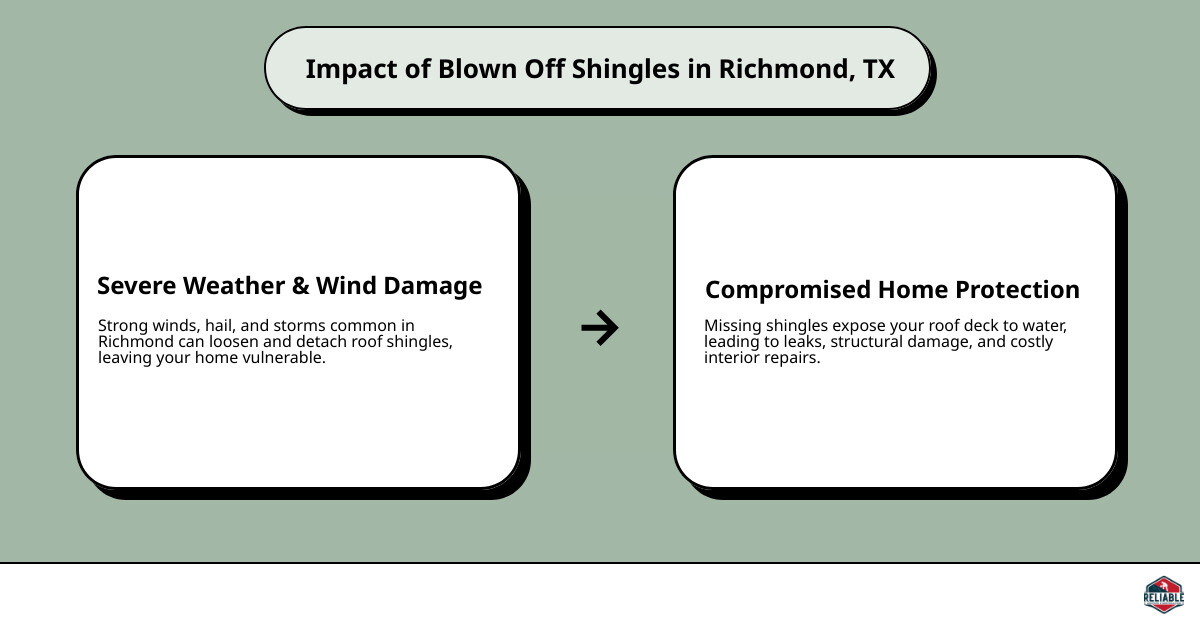 damaged shingle with granule loss - Roofing Richmond TX