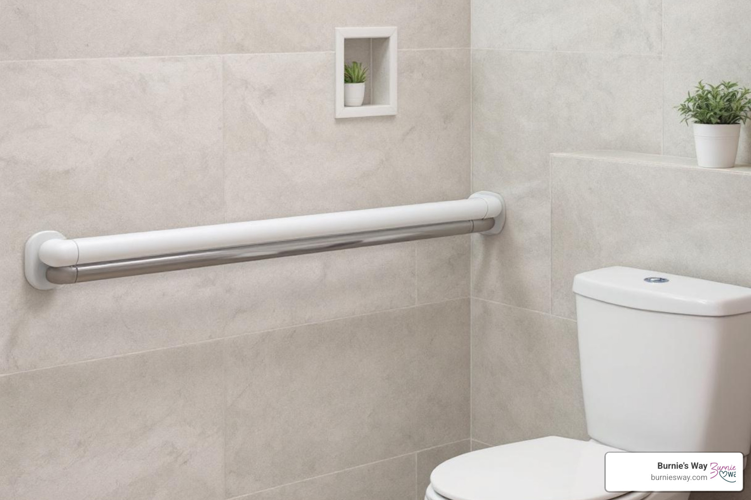 grab bar in bathroom - assistance with daily activities