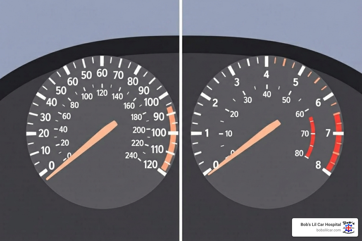 Image showing the difference between a steady and a blinking check engine light - check engine light honda accord