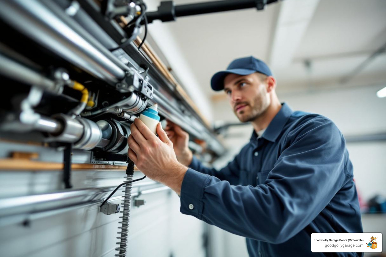 infographic showing four key benefits of professional garage door maintenance: Safety through proper spring tension and auto-reverse testing, Longevity by extending component lifespan through lubrication and adjustments, Cost Savings by helping prevent emergency repairs, and Performance ensuring smooth quiet operation in all seasons - Professional Garage Door Maintenance in Running Springs CA infographic showing four key benefits of professional garage door maintenance: Safety through proper spring tension and auto-reverse testing, Longevity by extending component lifespan through lubrication and adjustments, Cost Savings by helping prevent emergency repairs, and Performance ensuring smooth quiet operation in all seasons - Professional Garage Door Maintenance in Running Springs CA