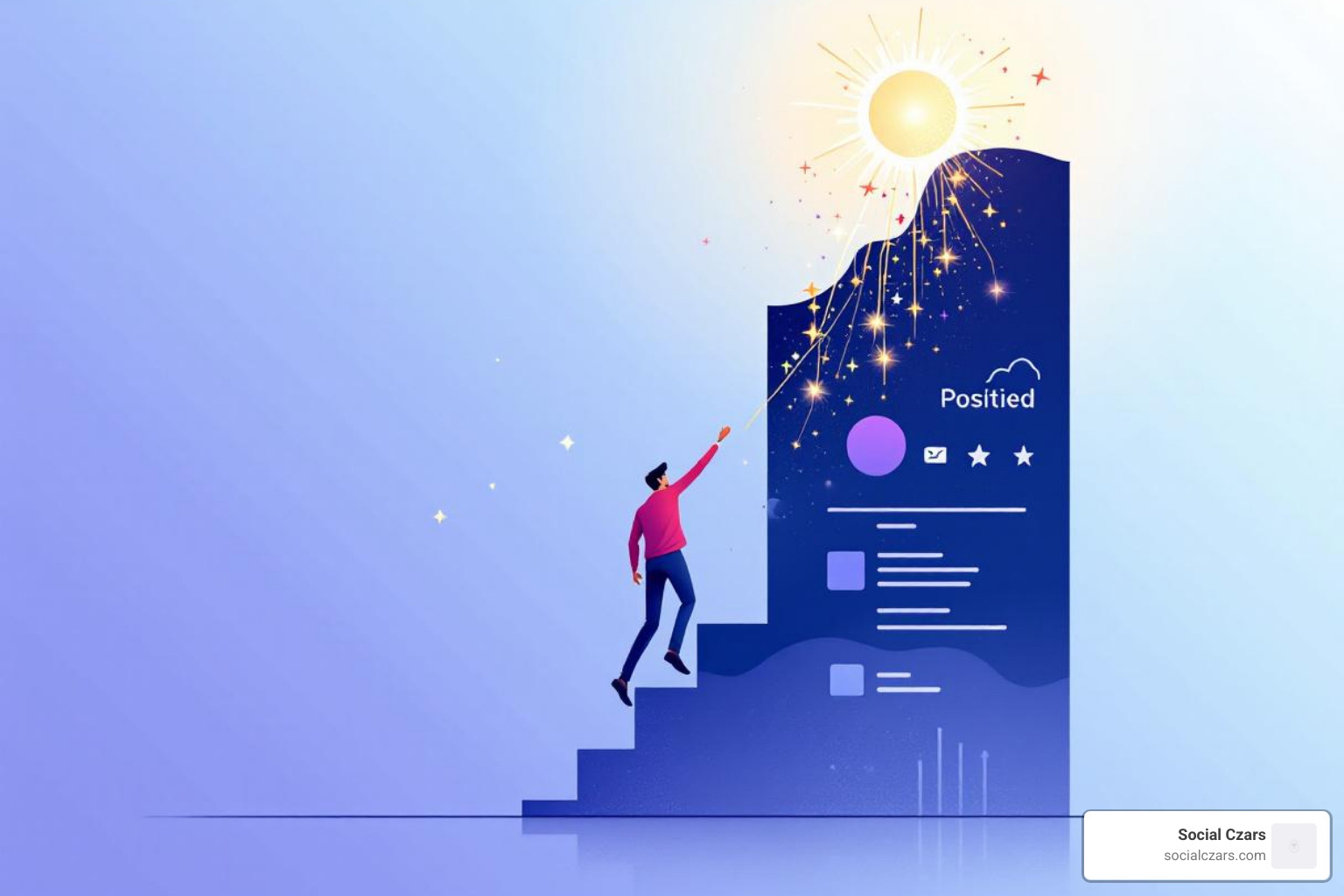 diagram showing positive content pushing negative content down in SERPs - Google Reputation Repair for People (Individuals)