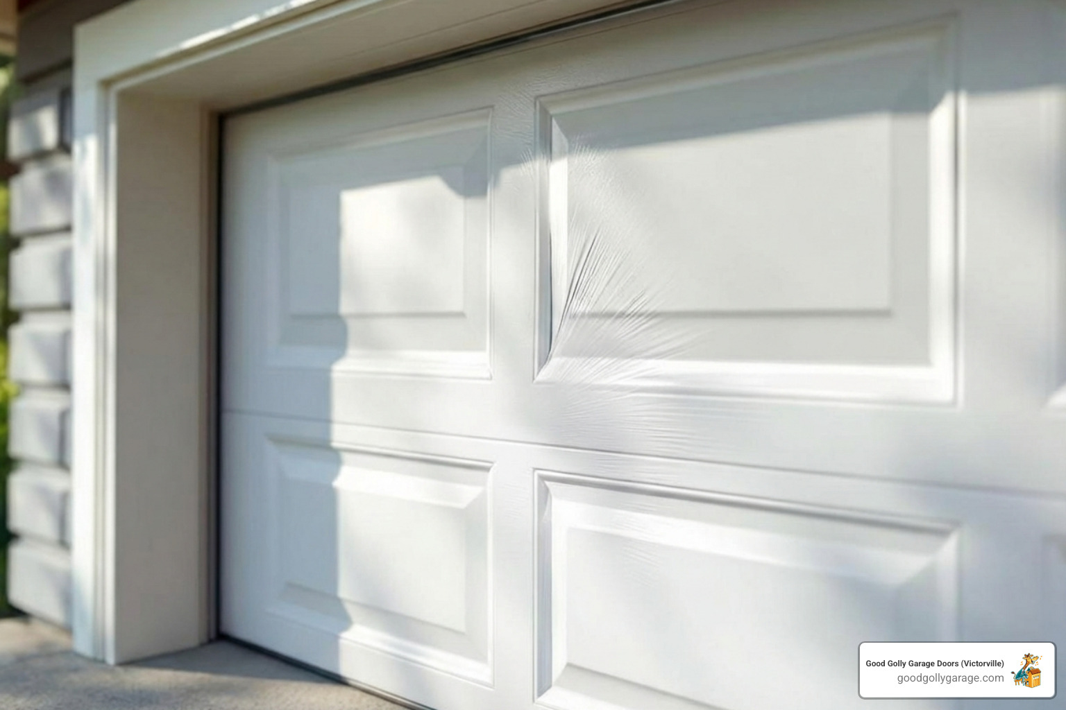 How a dented garage door panel affects your entire door system - My Garage Door Panel Is Dented. Who Does Panel Repair Or Replacement In Adelanto?