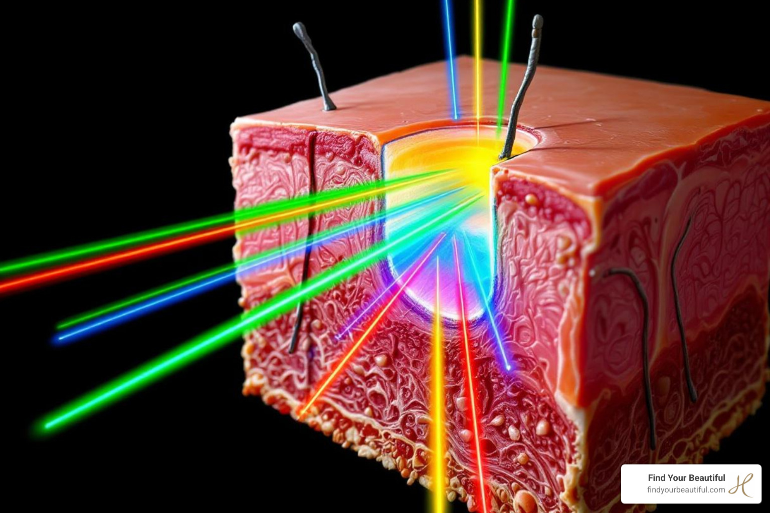 laser penetration depths - laser skin resurfacing