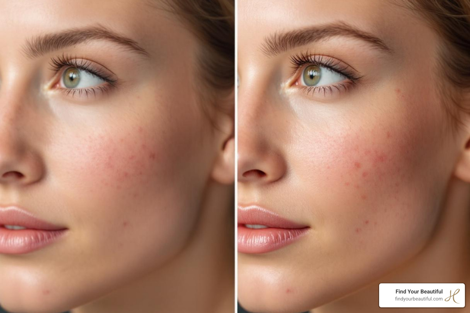 before and after acne scars - laser skin resurfacing