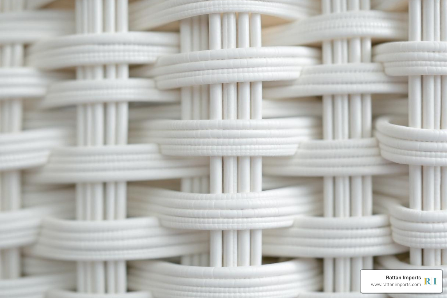 white all-weather wicker texture close-up - white outdoor dining setting