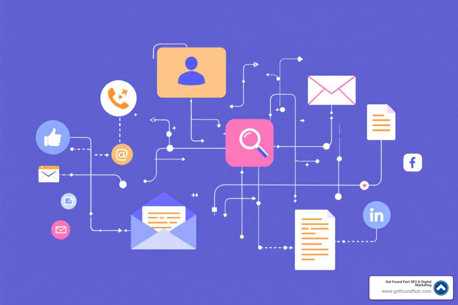 interconnected marketing channels - b2b digital marketing