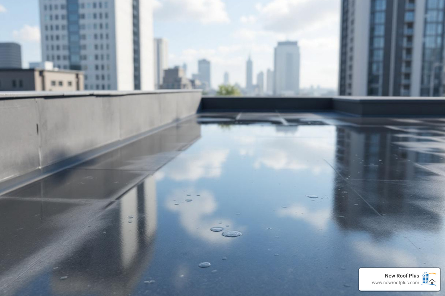 ponding water on a flat roof surface - flat roof repair company ponding water on a flat roof surface - flat roof repair company