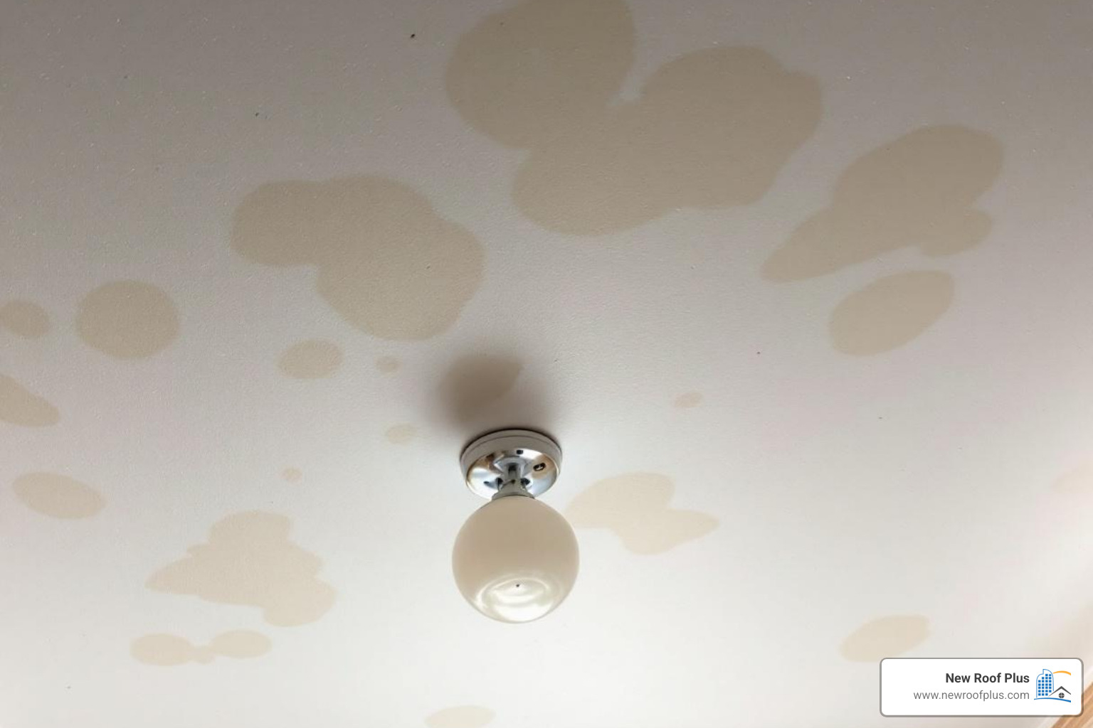 water stains on a ceiling near a light fixture - roof repair denver water stains on a ceiling near a light fixture - roof repair denver