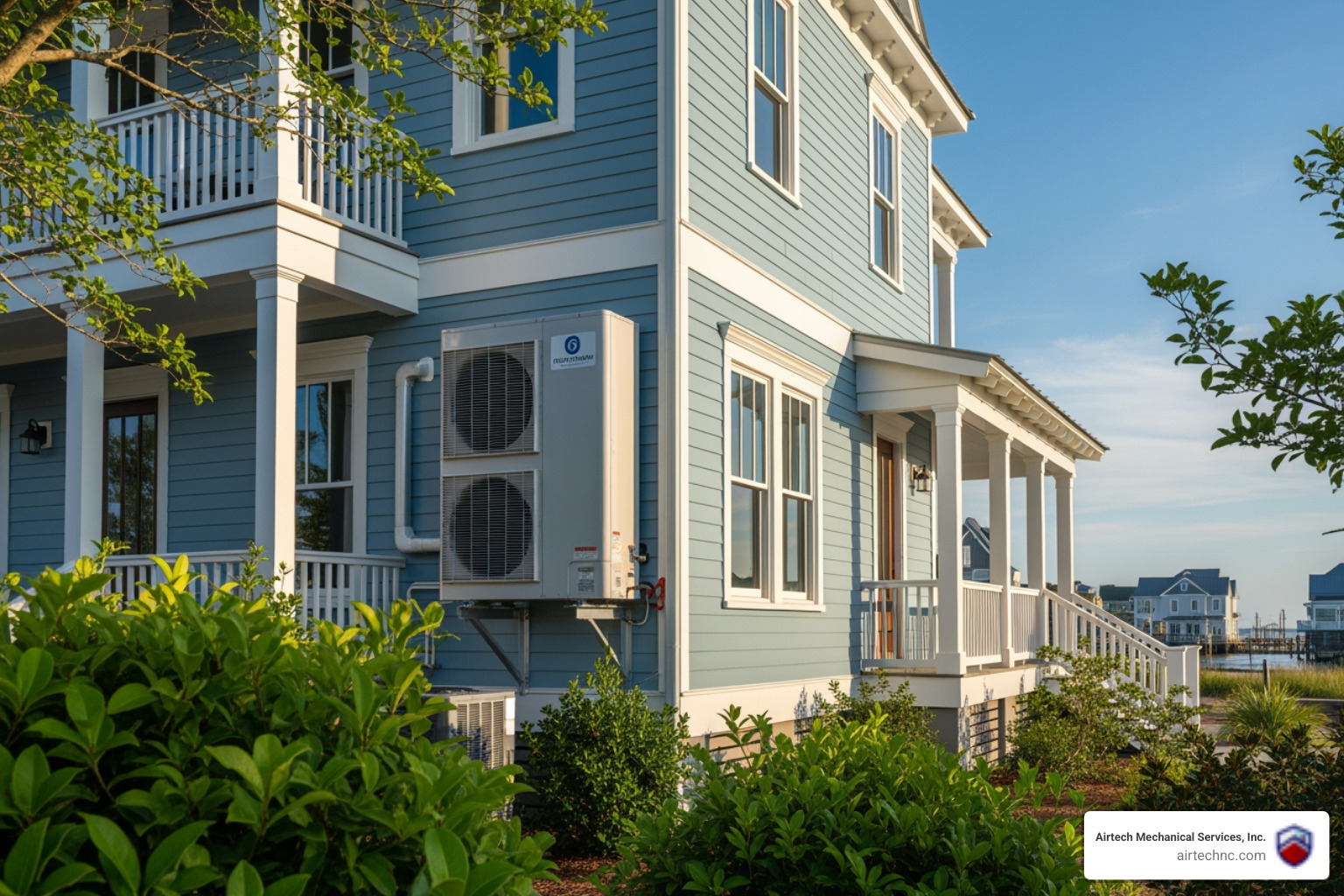 Infographic showing the key factors for best heat pump installation in Newport NC: NATE-certified technicians, proper system sizing for coastal climate, local code compliance, manufacturer warranties, transparent pricing, and customer reviews - best heat pump installation in newport, nc