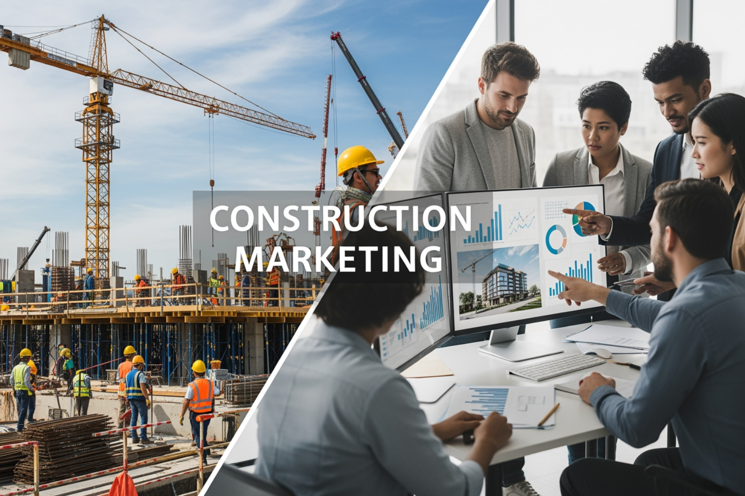 a construction company's engaging Instagram feed - construction marketing