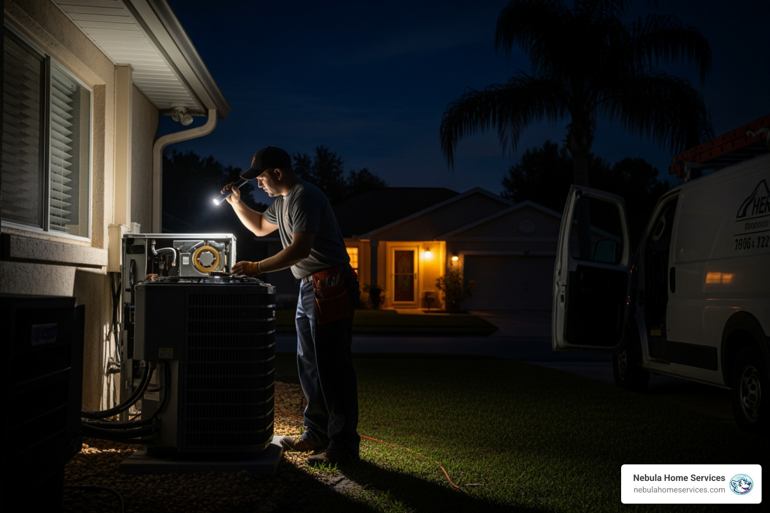 Infographic showing emergency heating repair decision tree: check thermostat and breaker first, then filter and vents, call professional if gas smell detected or no heat after basic checks, with safety warnings for carbon monoxide and gas leaks highlighted - emergency heating repair in haines city, fl Infographic showing emergency heating repair decision tree: check thermostat and breaker first, then filter and vents, call professional if gas smell detected or no heat after basic checks, with safety warnings for carbon monoxide and gas leaks highlighted - emergency heating repair in haines city, fl