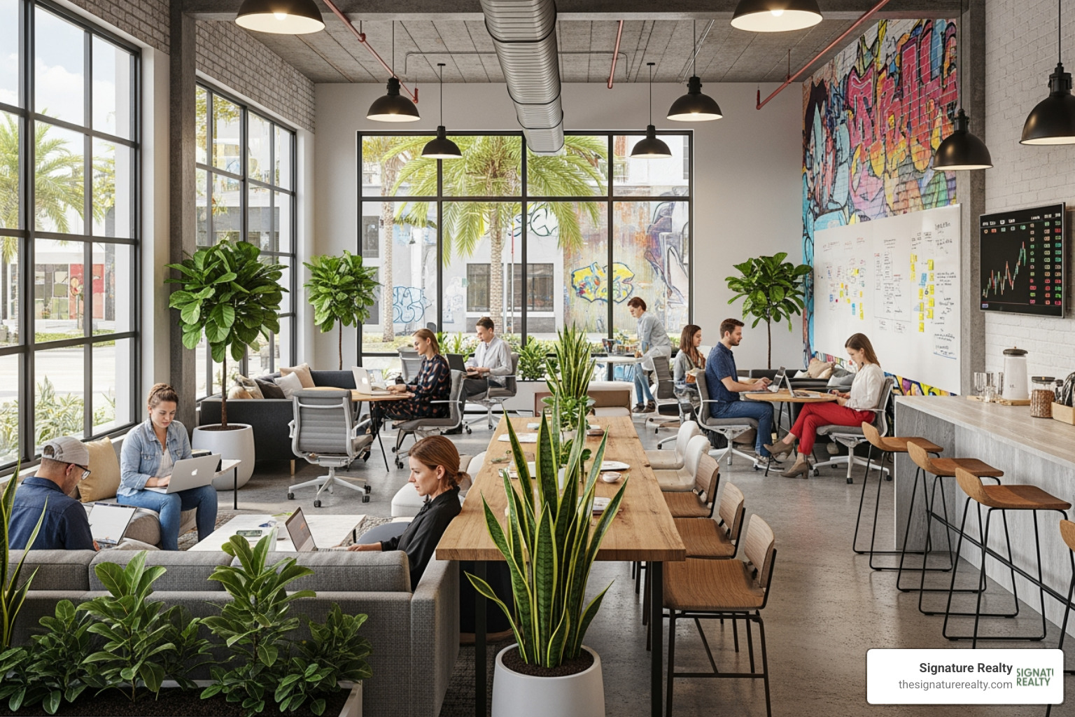 modern, well-lit coworking space in Wynwood - Commercial office space Miami modern, well-lit coworking space in Wynwood - Commercial office space Miami