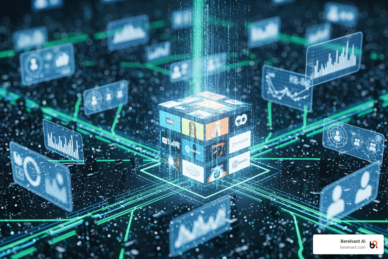 Dynamic Creative Optimization (DCO) interface showing multiple ad variations for different languages and audiences - ai digital advertising