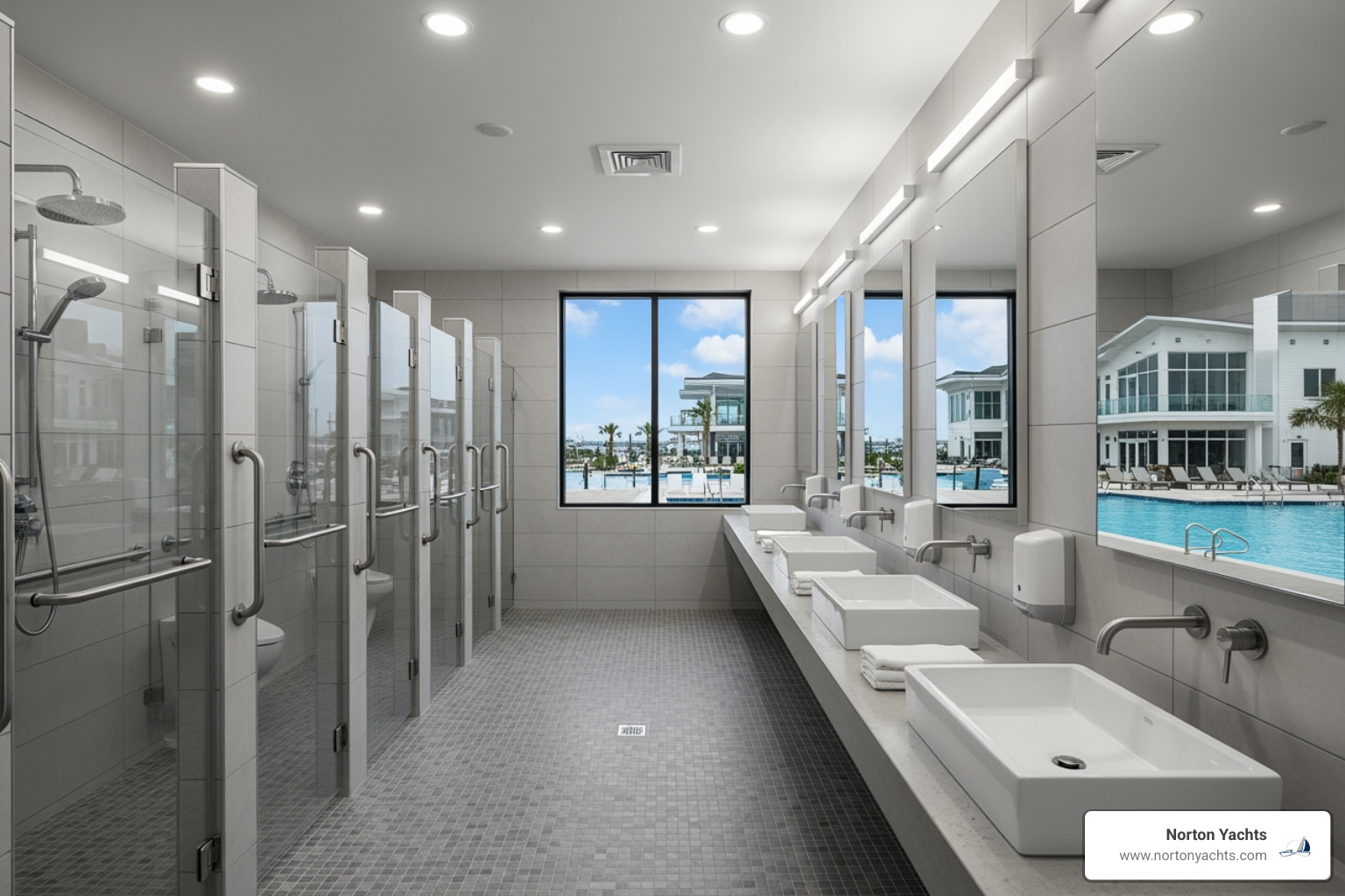 of a clean marina bathhouse and amenities - Service - Local Storage (Deltaville, VA)