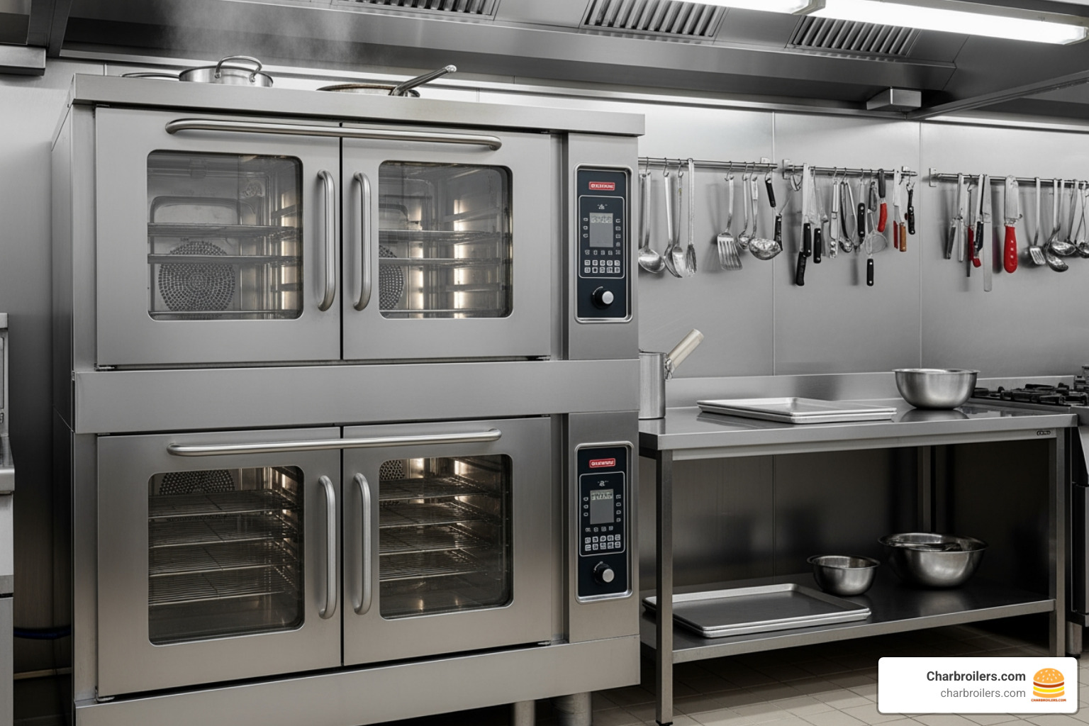 large double-stack electric convection oven - convection ovens electric