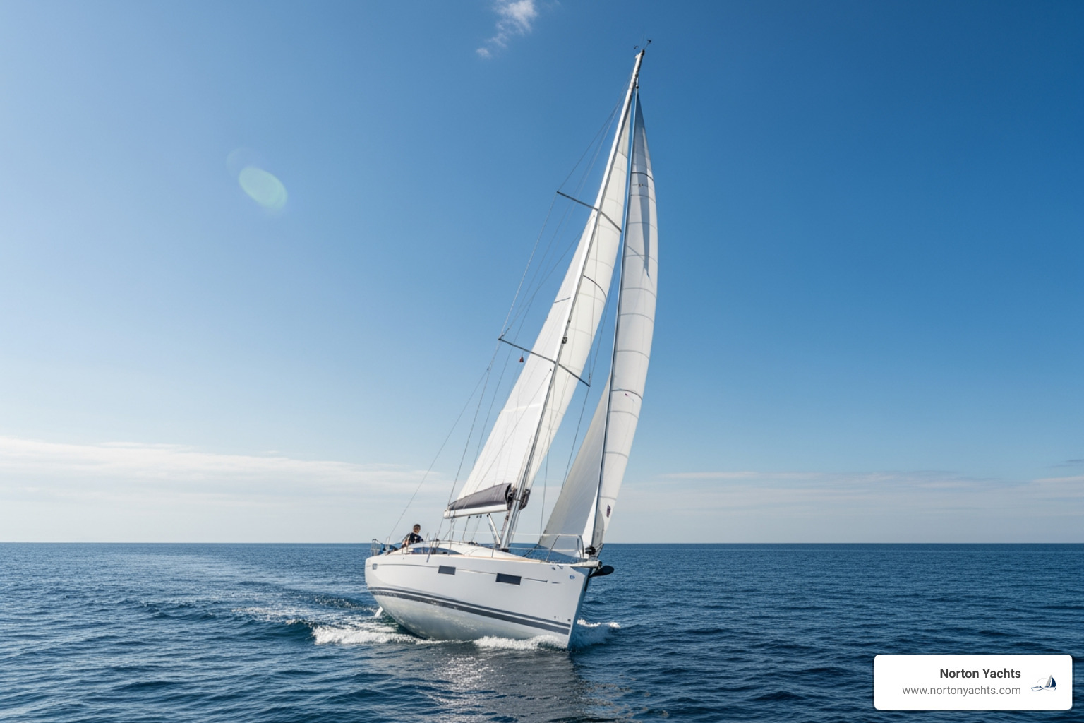 image of the Saffier SE 33 Life at heel, showing its stability - Saffier 33 Life review