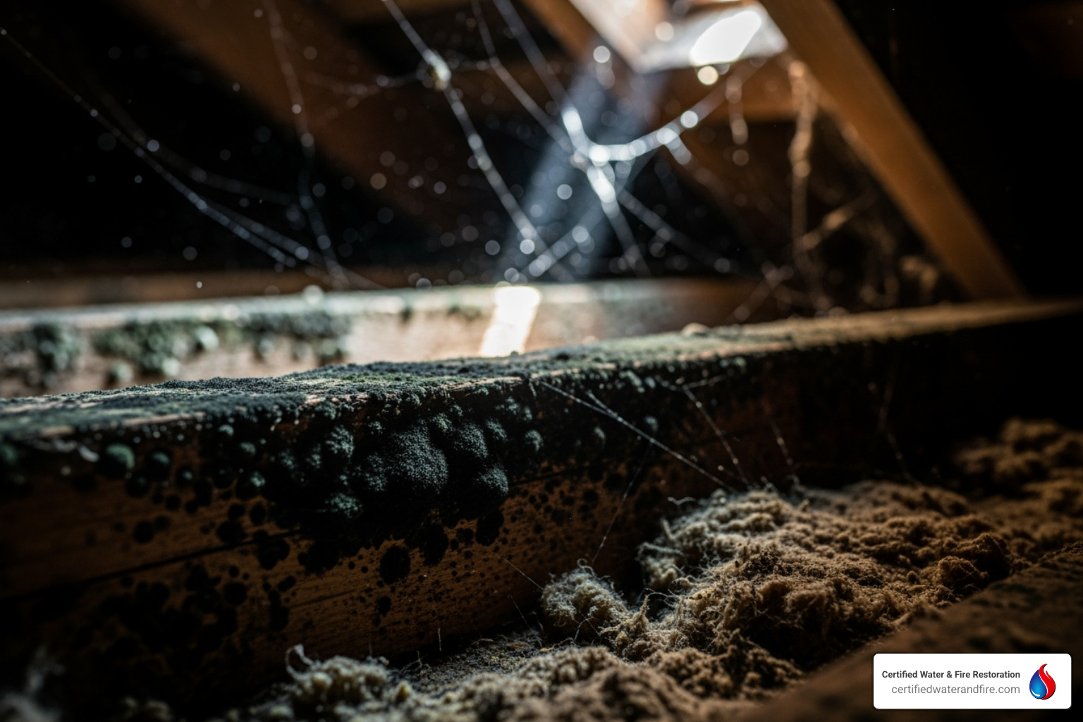 Attic mold removal