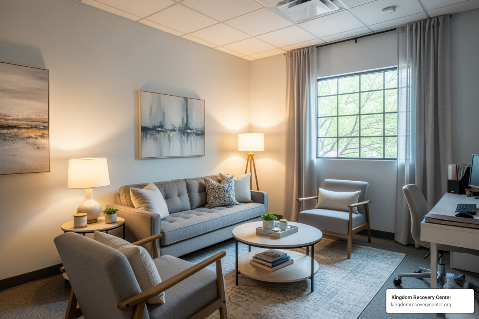 Comfortable and private therapy office - mental health help east tennessee