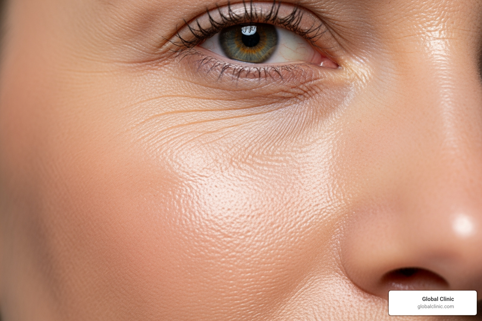 Subtle skin texture improvement at 6 weeks post-PRF, showing reduced fine lines and enhanced radiance - how long do prf injections last