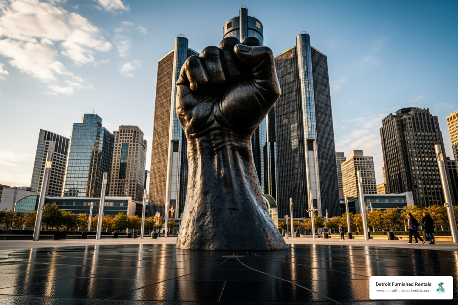 The Monument to Joe Louis ("The Fist") - Detroit Landmarks and Monuments