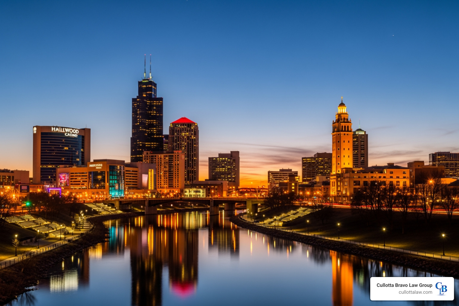 Aurora Illinois skyline - Aurora Illinois lawyer