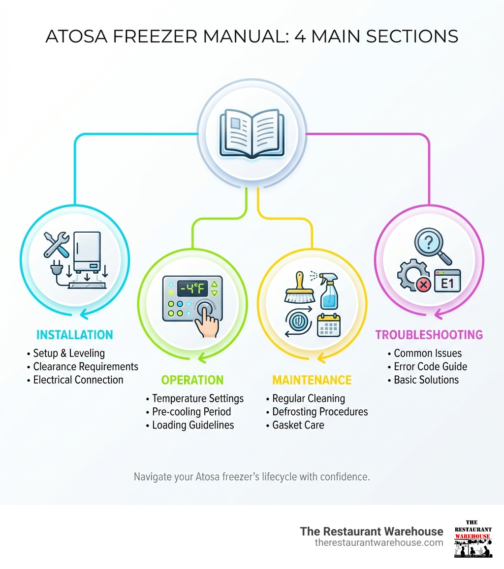 Atosa freezer power cycle diagram