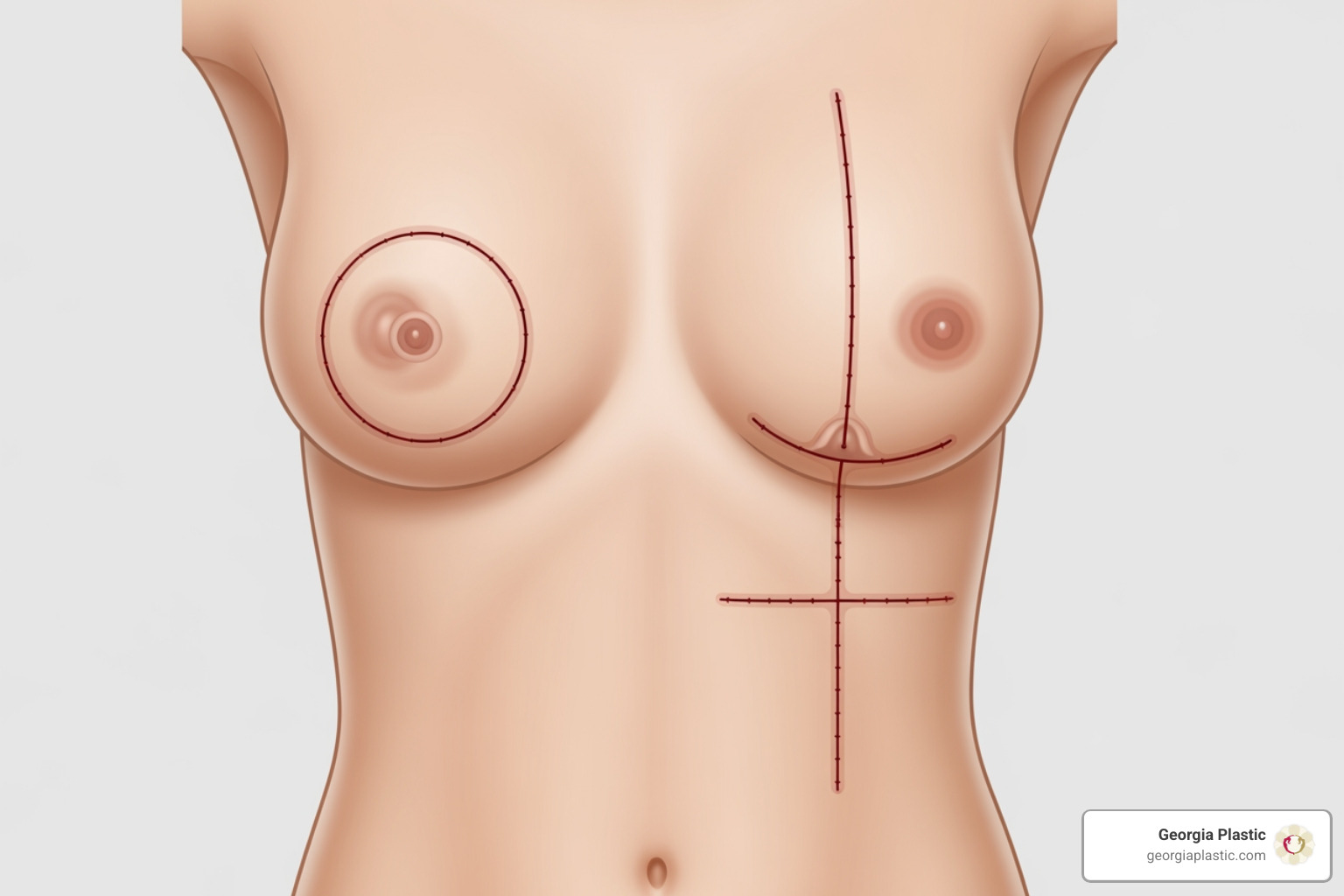 Breast Lift Incision Types - mastopexy cost Atlanta