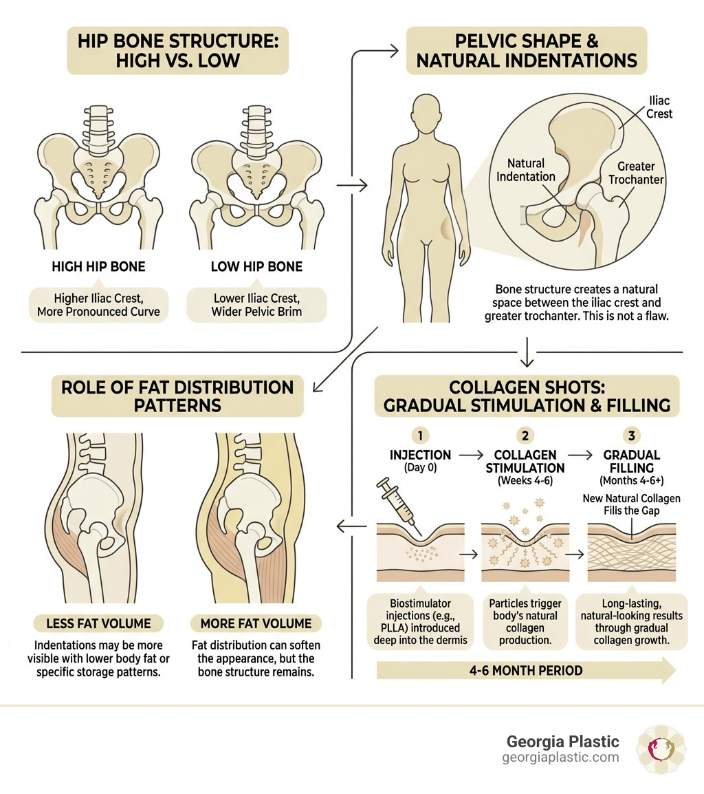 Hip Dip Example Filling the Gaps: Collagen Shots for Hip Dips Explained - Georgia ...