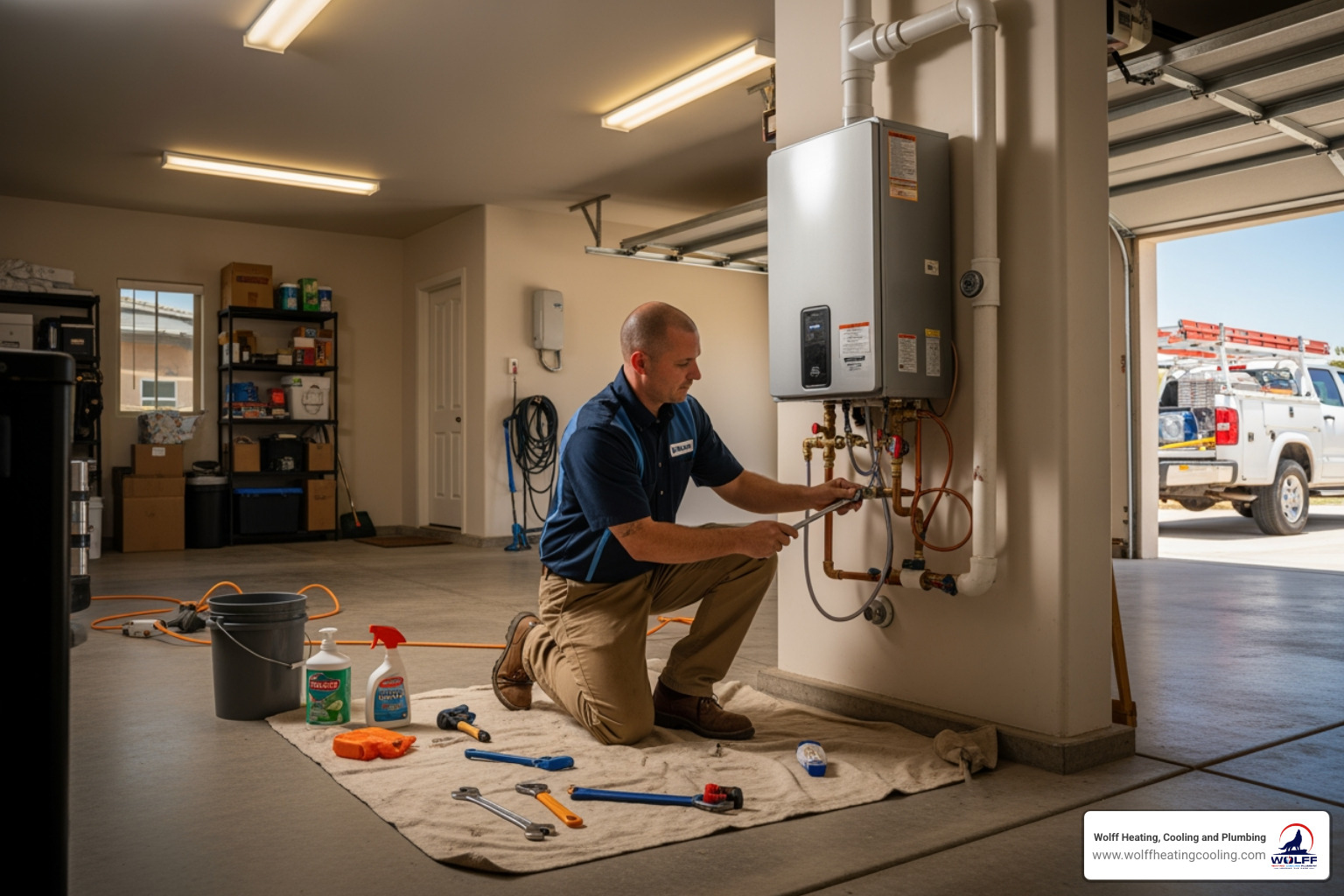 Infographic explaining the benefits of tankless water heaters vs. traditional tanks, highlighting on-demand hot water, energy efficiency, compact size, and longer lifespan - best tankless water heater maintenance in albuquerque, nm Infographic explaining the benefits of tankless water heaters vs. traditional tanks, highlighting on-demand hot water, energy efficiency, compact size, and longer lifespan - best tankless water heater maintenance in albuquerque, nm