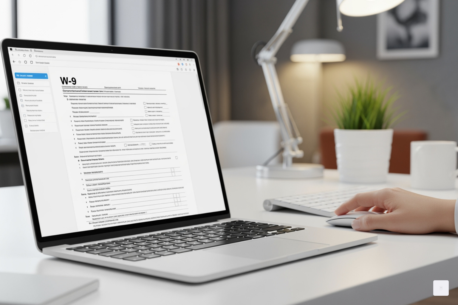 generador de formularios W9 en línea