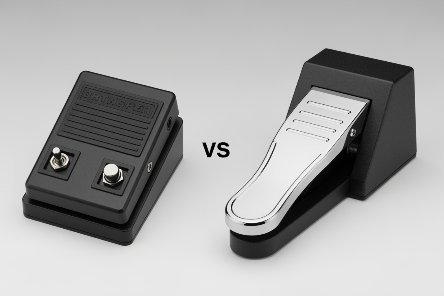 Footswitch vs piano style pedal - electric keyboard pedal