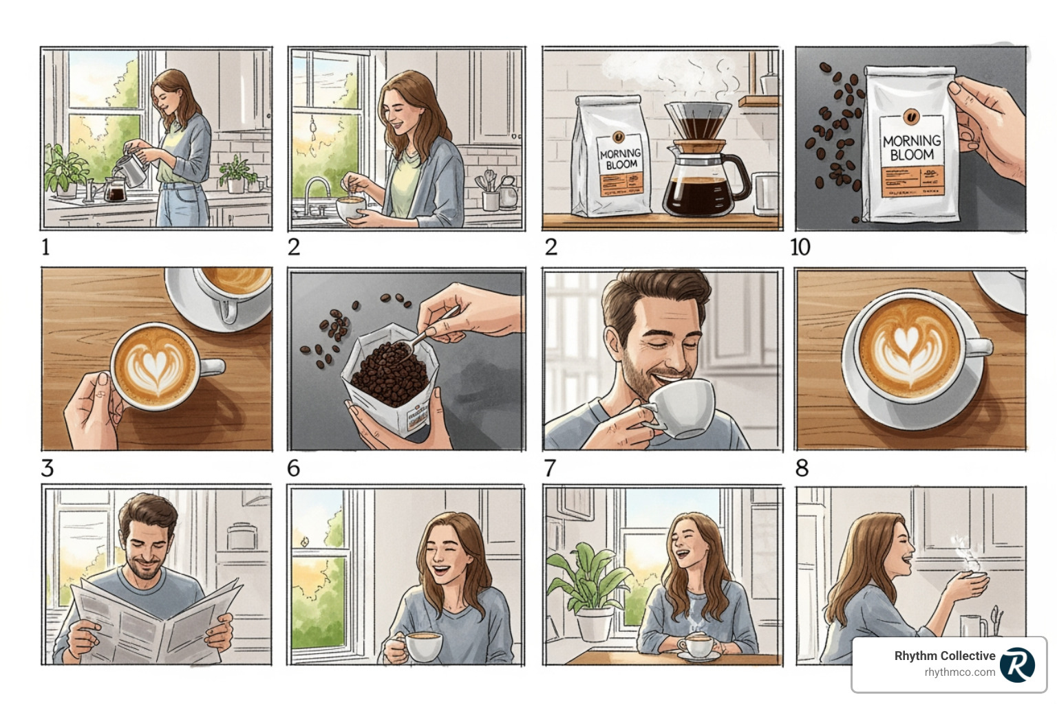 detailed commercial storyboard - TV commercial production detailed commercial storyboard - TV commercial production