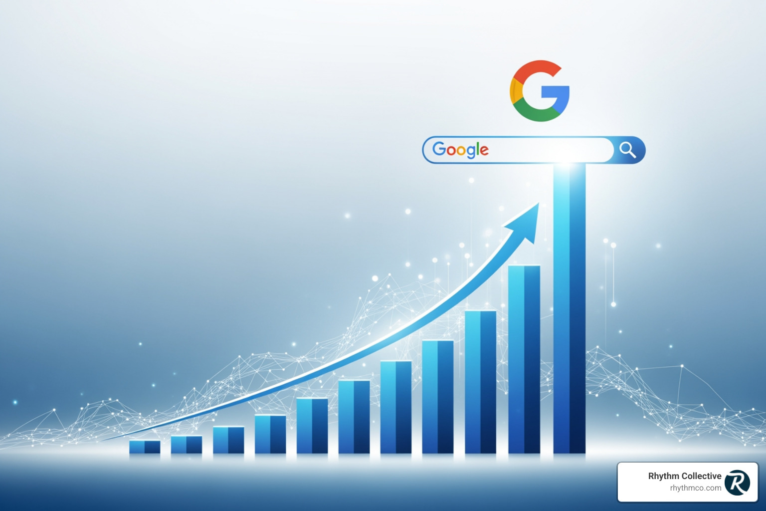 a map with pins representing local businesses - Improve Google ranking